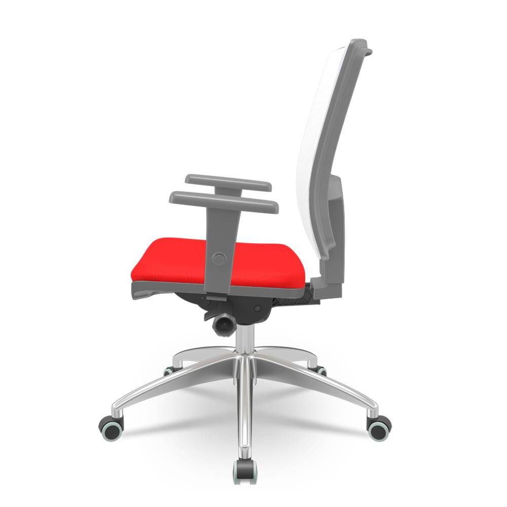 Cadeira-Brizza-Diretor-Grafite-Tela-Branca-com-Assento-Aero-Vermelho-Base-Autocompensador-Aluminio---65770