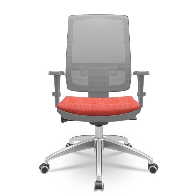 CadeiraBrizzaDiretorGrafiteTelaCinzacomAssentoConceptRoseBaseAutocompensadorAluminio65775