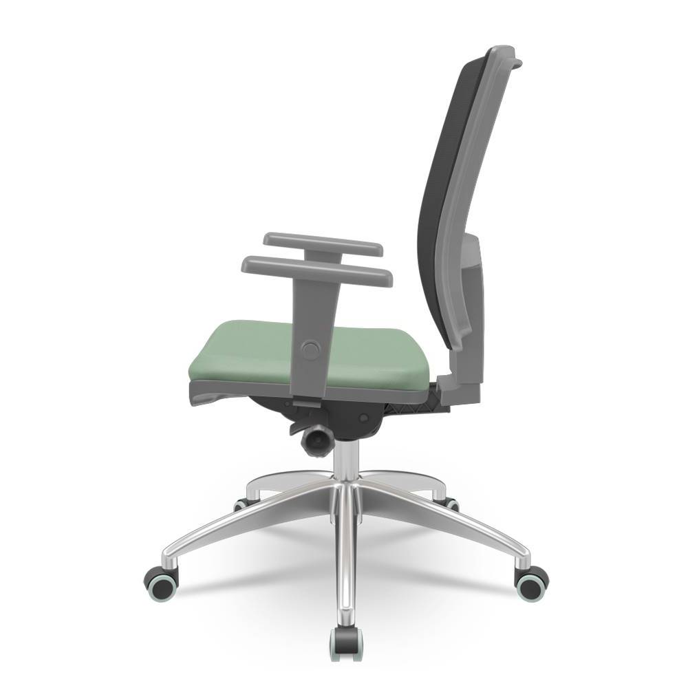 Cadeira-Brizza-Diretor-Grafite-Tela-Preta-com-Assento-Vinil-Verde-Base-Autocompensador-Aluminio---65798