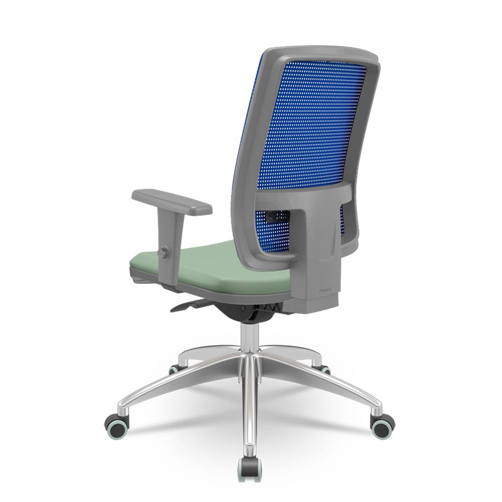 Cadeira-Brizza-Diretor-Grafite-Tela-Azul-com-Assento-Vinil-Verde-Base-Autocompensador-Aluminio---65800