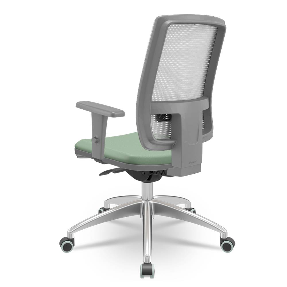 Cadeira-Brizza-Diretor-Grafite-Tela-Branca-com-Assento-Vinil-Verde-Base-Autocompensador-Aluminio---65802-