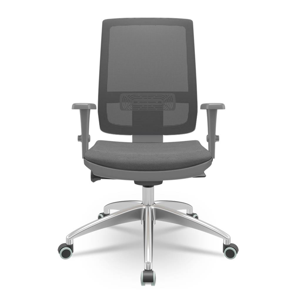 -Cadeira-Brizza-Diretor-Grafite-Tela-Preta-com-Assento-Poliester-Cinza-Base-Autocompensador-Aluminio---65808-