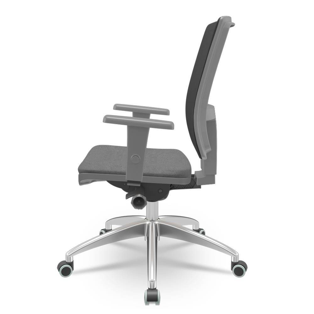 -Cadeira-Brizza-Diretor-Grafite-Tela-Preta-com-Assento-Poliester-Cinza-Base-Autocompensador-Aluminio---65808-