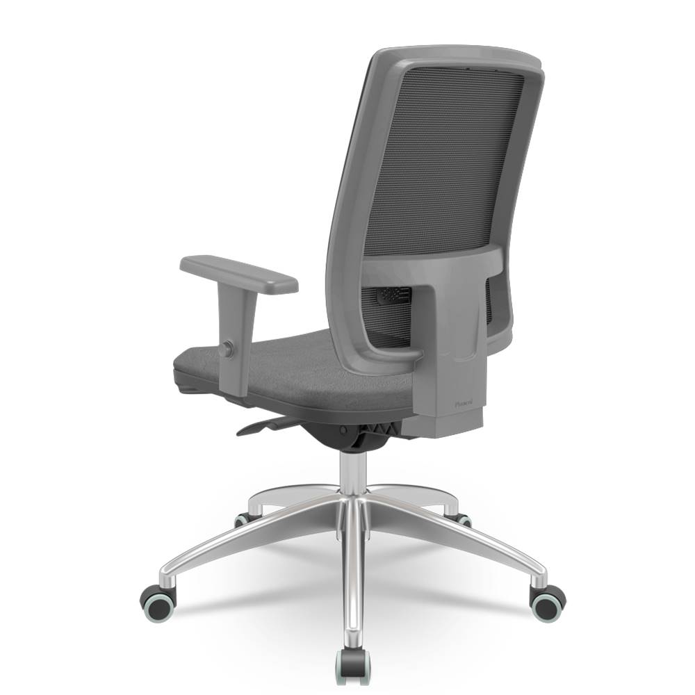 -Cadeira-Brizza-Diretor-Grafite-Tela-Preta-com-Assento-Poliester-Cinza-Base-Autocompensador-Aluminio---65808-