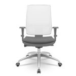 CadeiraBrizzaDiretorGrafiteTelaBrancacomAssentoPoliesterCinzaBaseAutocompensadorAluminio65813
