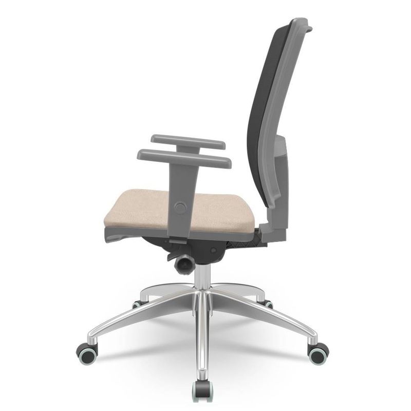 CadeiraBrizzaDiretorGrafiteTelaPretacomAssentoPoliesterFendiBaseAutocompensadorAluminio65814