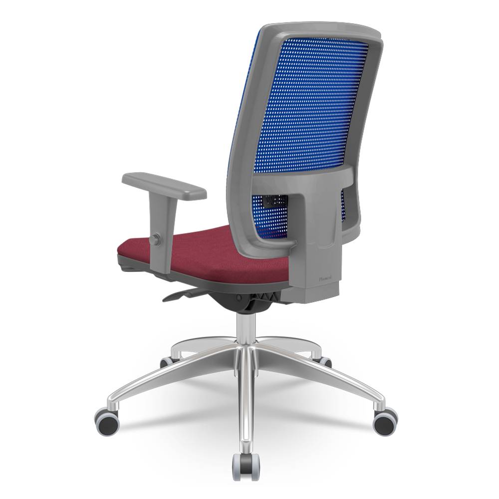 Cadeira-Brizza-Diretor-Grafite-Tela-Azul-com-Assento-Poliester-Vinho-Base-Autocompensador-Aluminio---65821-