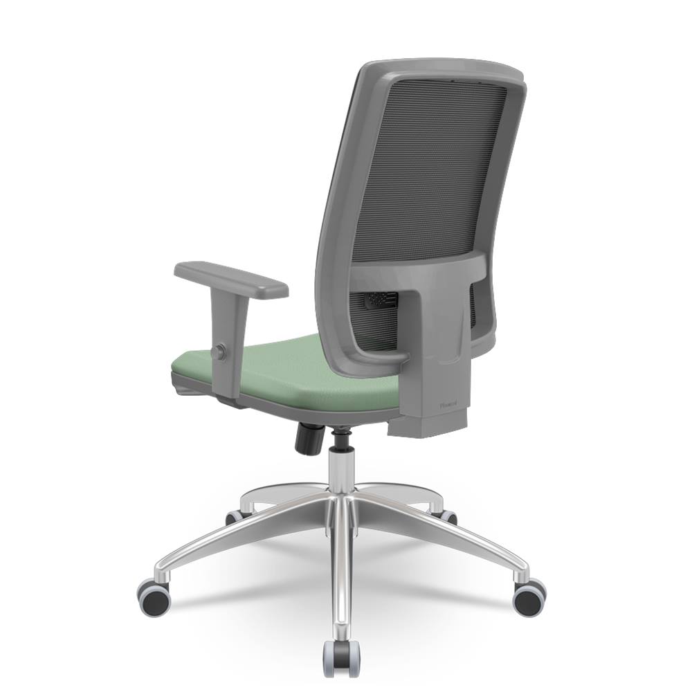 Cadeira-Brizza-Diretor-Grafite-Tela-Preta-Assento-Vinil-Verde-Base-RelaxPlax-Aluminio---65904-