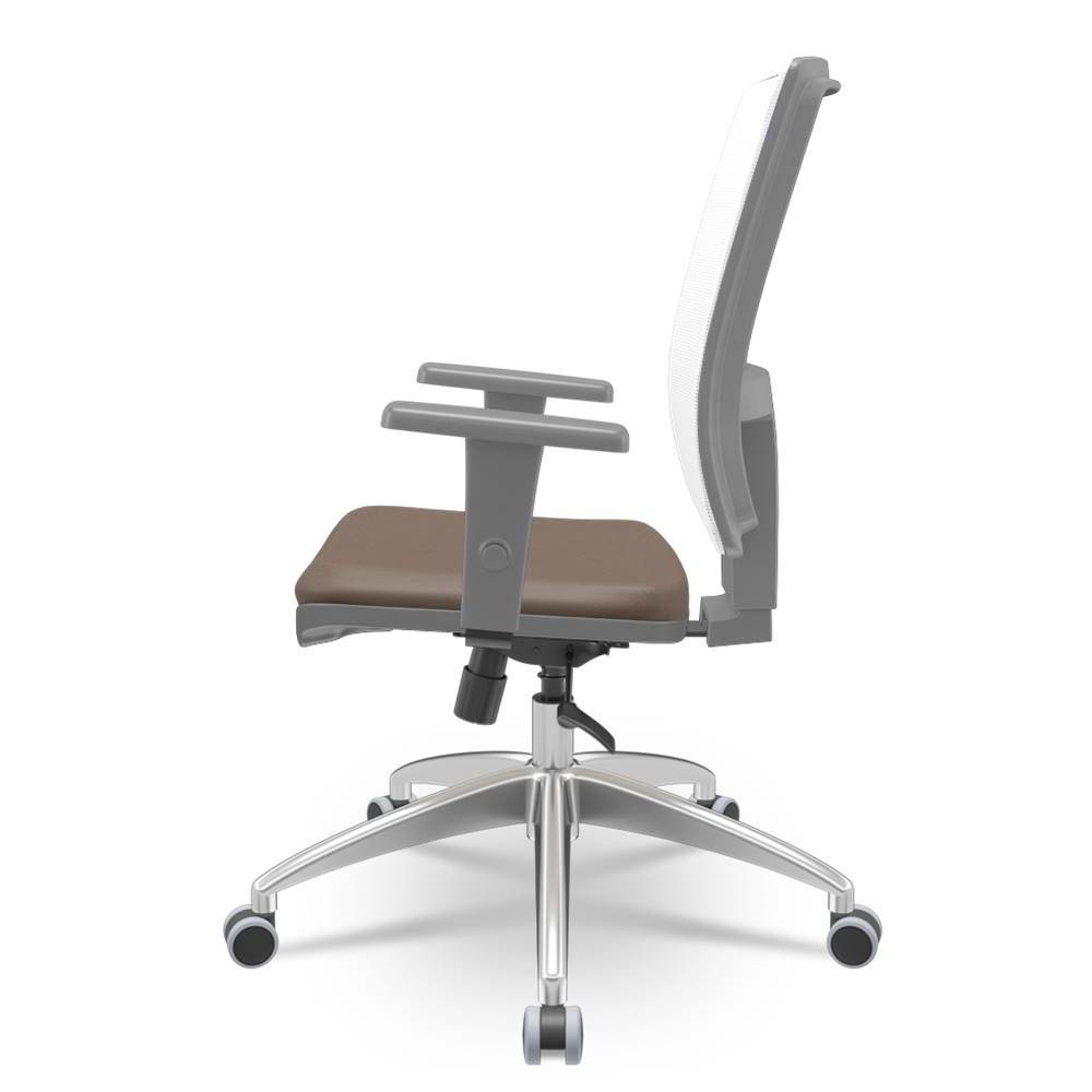 -Cadeira-Brizza-Diretor-Grafite-Tela-Branca-Assento-Vinil-Marrom-Base-RelaxPlax-Aluminio---65995