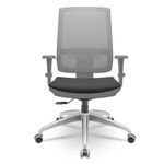 CadeiraBrizzaDiretorGrafiteTelaCinzaAssentoAeroPretoBaseRelaxPlaxAluminio66017