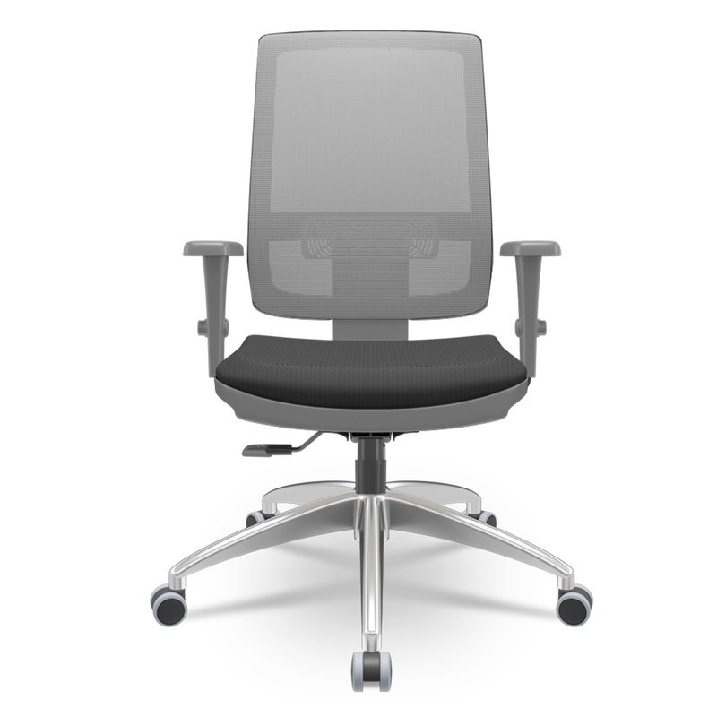 CadeiraBrizzaDiretorGrafiteTelaCinzaAssentoAeroPretoBaseRelaxPlaxAluminio66017