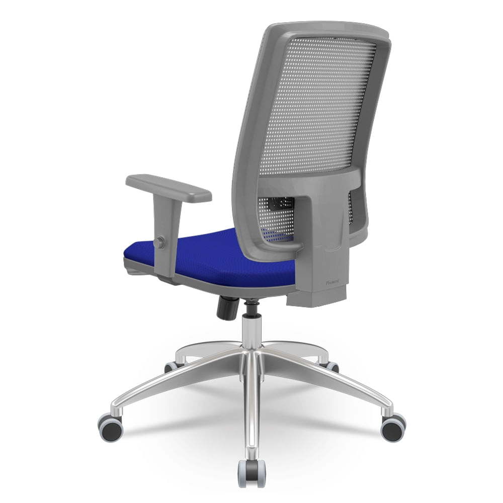 Cadeira-Brizza-Diretor-Grafite-Tela-Cinza-Assento-Aero-Azul-Base-RelaxPlax-Aluminio---66021