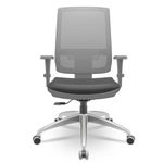 CadeiraBrizzaDiretorGrafiteTelaCinzaAssentoVinilPretoBaseRelaxPlaxAluminio66025