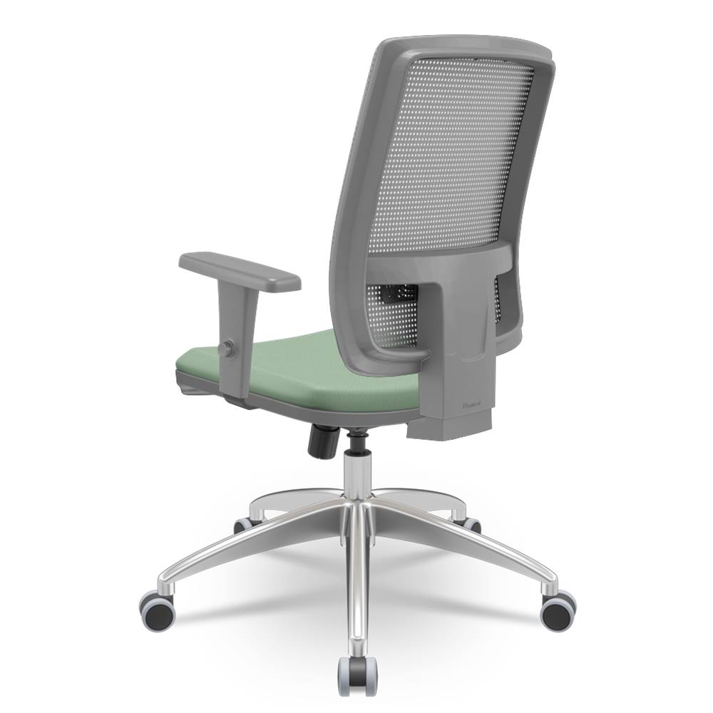 Cadeira-Brizza-Diretor-Grafite-Tela-Cinza-Assento-Vinil-Verde-Base-RelaxPlax-Aluminio---66029-
