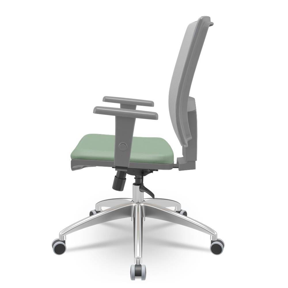 Cadeira-Brizza-Diretor-Grafite-Tela-Cinza-Assento-Vinil-Verde-Base-RelaxPlax-Aluminio---66029-