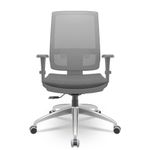 CadeiraBrizzaDiretorGrafiteTelaCinzaAssentoPoliesterCinzaBaseRelaxPlaxAluminio66031