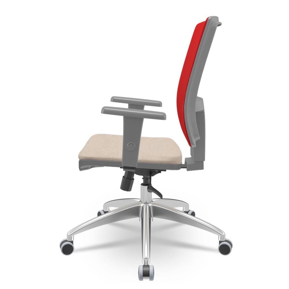 Cadeira-Brizza-Diretor-Grafite-Tela-Vermelha-Assento-Poliester-Fendi-Base-RelaxPlax-Aluminio---66054