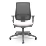 CadeiraBrizzaDiretorGrafiteTelaPretaAssentoVinilBrancoAutocompensadorPiramidal66076