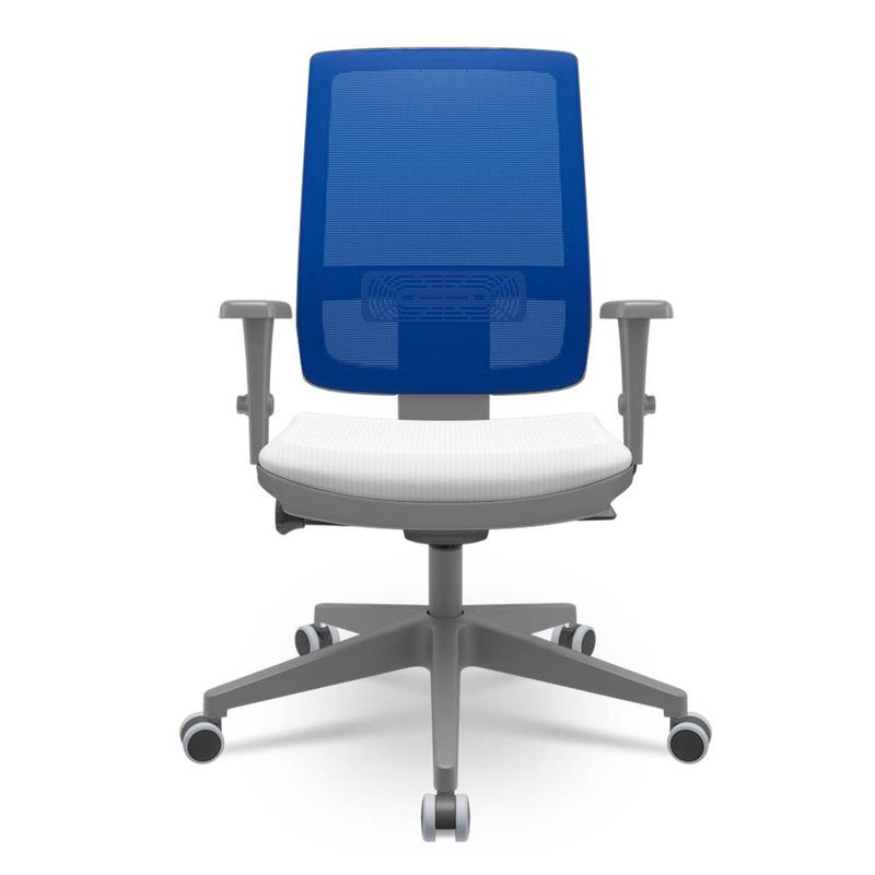 CadeiraBrizzaDiretorGrafiteTelaAzulAssentoAeroBrancoBaseAutocompensadorPiramidal66151