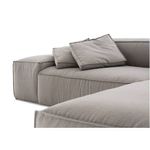 SofaFamilyBoxde3LugarescomChaiseLinhoCinza260x200cm66134