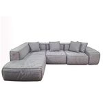 SofaFamilyBox3LugarescomChaise300x200cmLinhoCinza66156