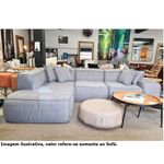SofaFamilyBox3LugarescomChaise300x200cmLinhoCinza66156