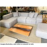 SofaFamilyBox2LugarescomChaise320x200TecidoLinhoCinza66184