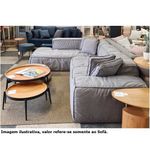 SofaFamilyBox2LugarescomChaise320x200TecidoLinhoCinza66184