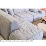 SofaFamilyBox2LugarescomChaise320x200TecidoLinhoCinza66184