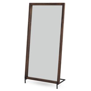 Espelho Dunas Rustic Brown Base Aco Grafite 156cm - 66198