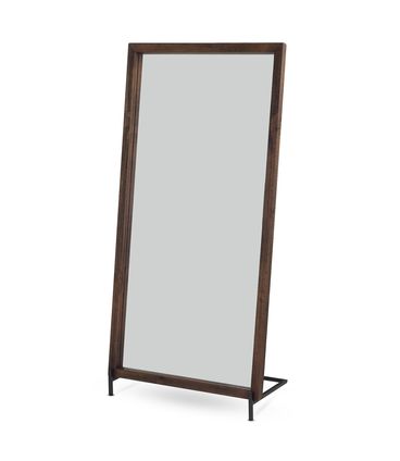 Espelho Dunas Rustic Brown Base Aco Grafite 156cm - 66198