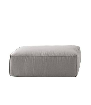 Pufe Family Box Tecido Linho Cinza 110x40cm - 66205