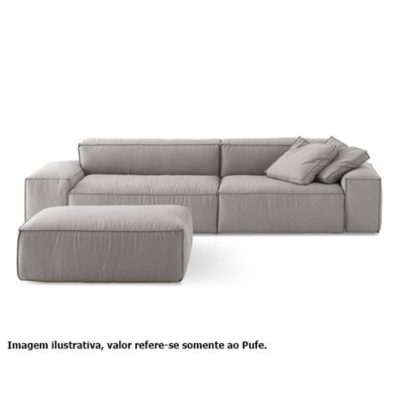 PufeFamilyBoxTecidoLinhoCinza110x40cm66205