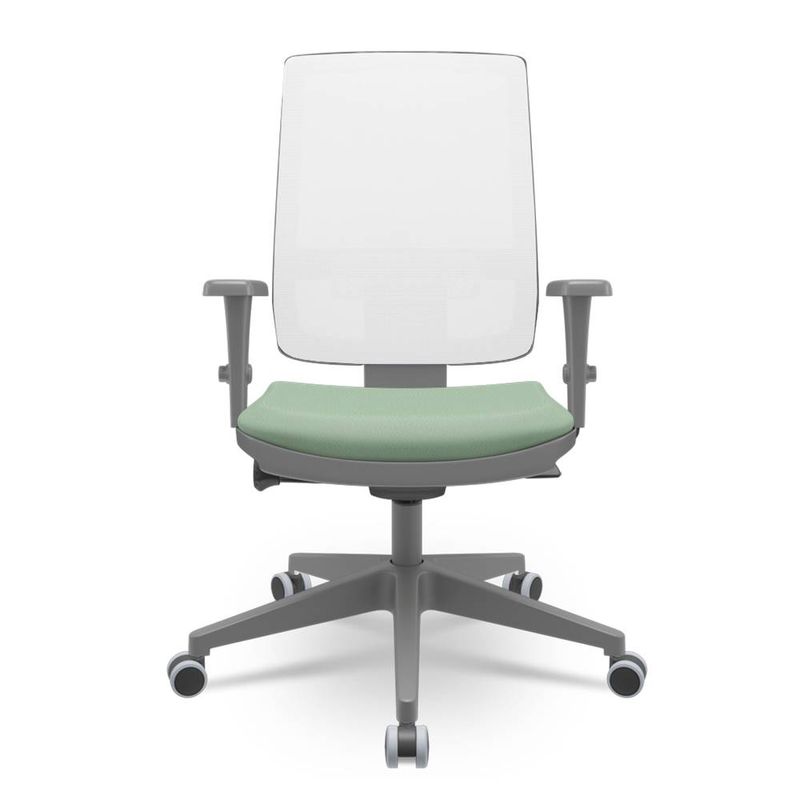 CadeiraBrizzaDiretorGrafiteTelaBrancaAssentoVinilVerdeAutocompensadorPiramidal66185