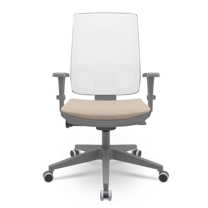 CadeiraBrizzaDiretorGrafiteTelaBrancaAssentoPoliesterFendiAutocompensadorPiramidal66192