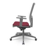 CadeiraBrizzaDiretorGrafiteTelaBrancaAssentoPoliesterVinhoAutocompensadorPiramidal66193