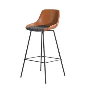 Banqueta Kaed Caramelo com Cinza Escuro 98cm - 66234