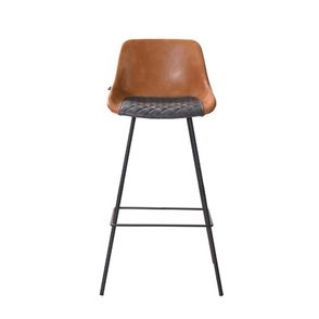 Banqueta Kaed Caramelo com Cinza Escuro 98cm - 66234