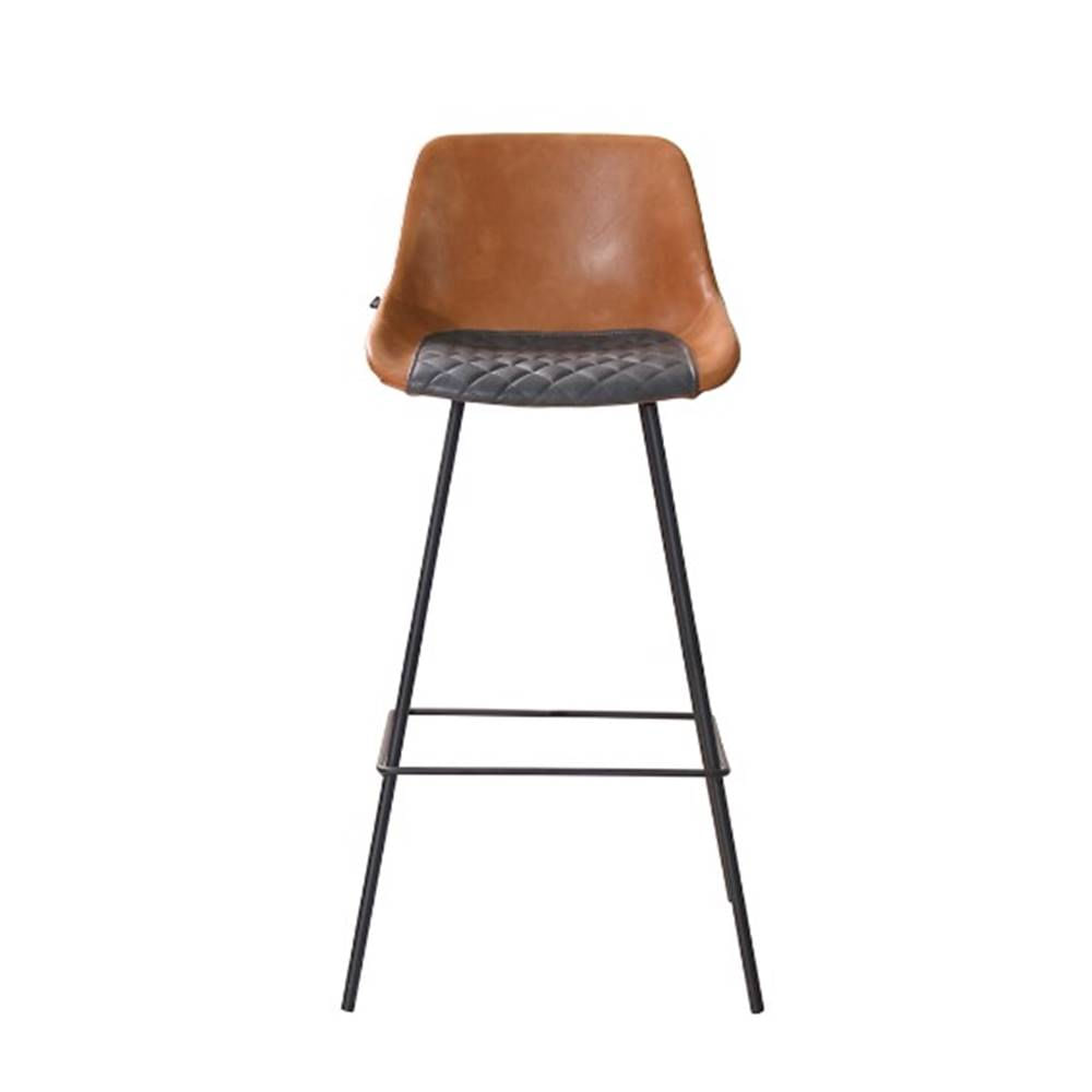 Banqueta-Kaed-Caramelo-com-Cinza-Escuro-98cm---66234