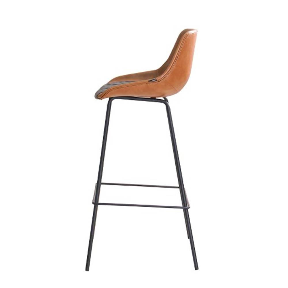 Banqueta-Kaed-Caramelo-com-Cinza-Escuro-98cm---66234