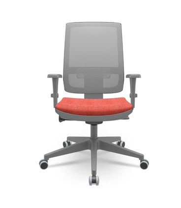 Cadeira Brizza Diretor Grafite Tela Cinza Assento Concept Rosê Base Autocompensador Piramidal - 66252