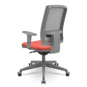 Cadeira Brizza Diretor Grafite Tela Cinza Assento Concept Rosê Base Autocompensador Piramidal - 66252