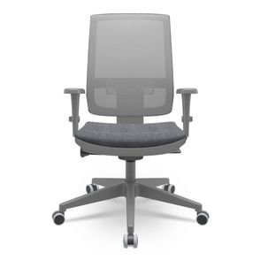Cadeira Brizza Diretor Grafite Tela Cinza Assento Concept Granito Base Autocompensador Piramidal - 66253