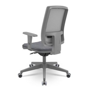 Cadeira Brizza Diretor Grafite Tela Cinza Assento Concept Granito Base Autocompensador Piramidal - 66253