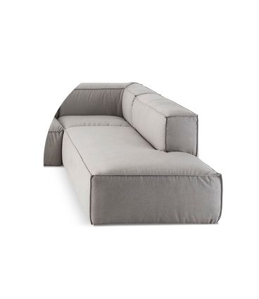 Chaise Family Box Linho Cinza 200x98cm - 66267