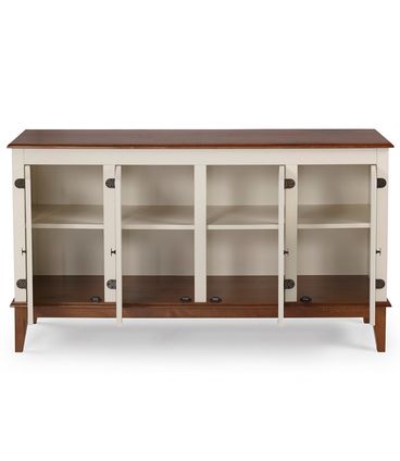 Buffet Antoine 4 Portas cor Off White com Amendoa 149cm - 66293