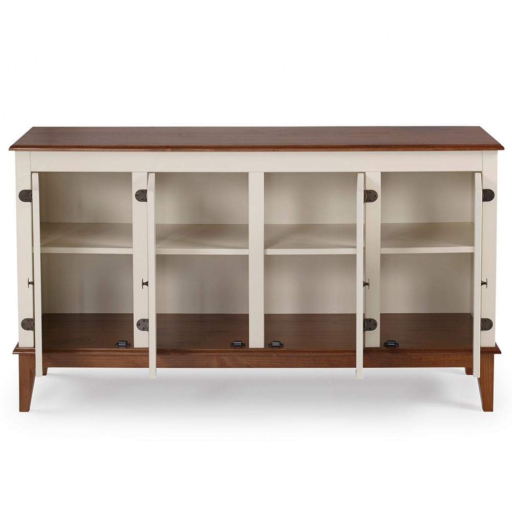 Buffet-Antoine-4-Portas-cor-Off-White-com-Amendoa-149cm