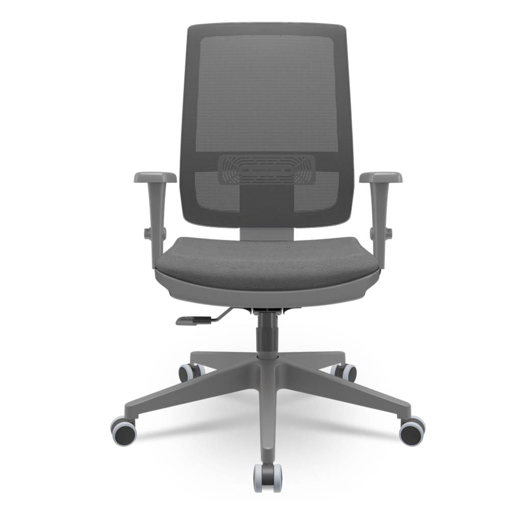 Cadeira-Brizza-Diretor-Grafite-Tela-Preta-Assento-Poliester-Cinza-Base-RelaxPlax-Piramidal---66308