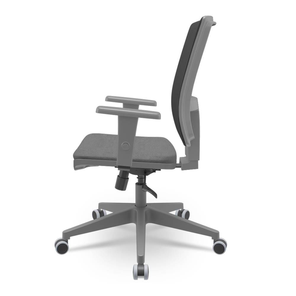 Cadeira-Brizza-Diretor-Grafite-Tela-Preta-Assento-Poliester-Cinza-Base-RelaxPlax-Piramidal---66308