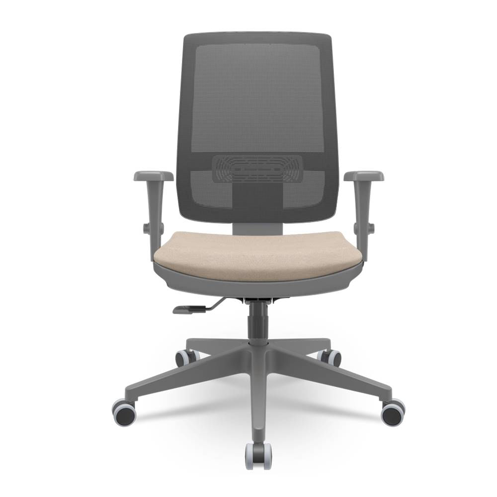 Cadeira-Brizza-Diretor-Grafite-Tela-Preta-Assento-Poliester-Fendi-Base-RelaxPlax-Piramidal---66309